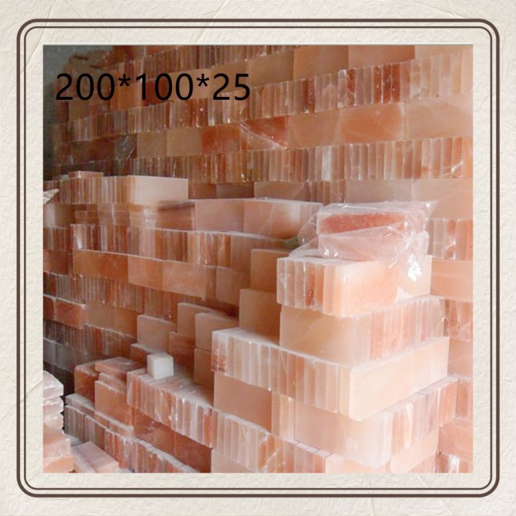 盐屋用盐砖 盐晶砖盐块会馆汗蒸房墙面地面砖用喜马拉雅盐砖 毛石