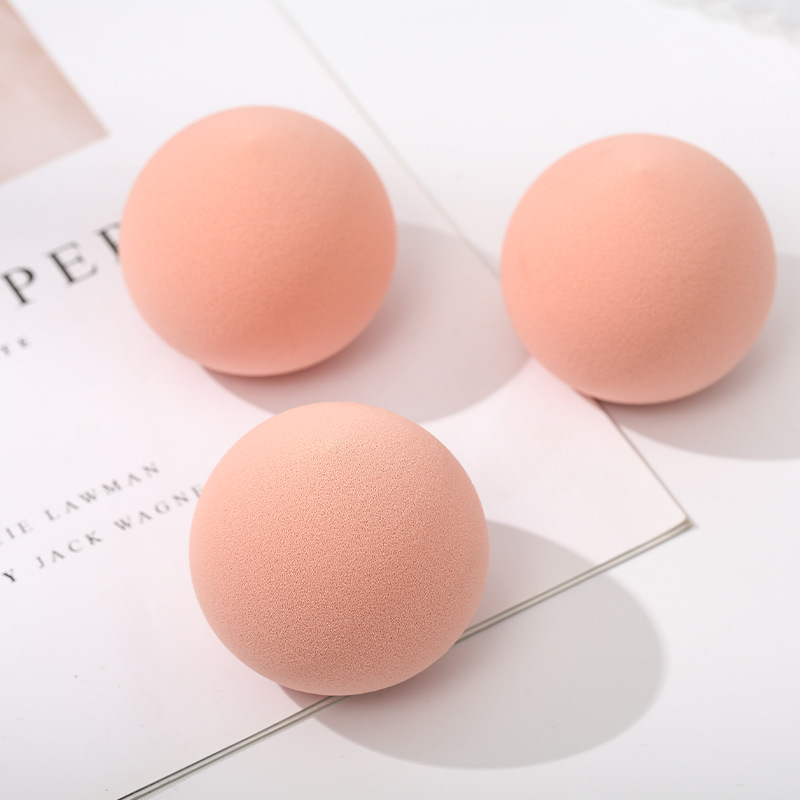 厂家直供mx-plus桃形 新型致密海绵圆形美妆蛋