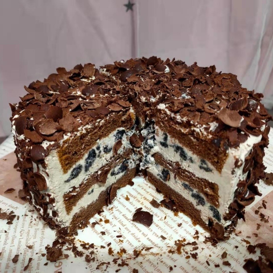 糕点黑森林巧克力蛋糕甜品生日蛋糕零食下午茶包邮跨境电商工厂厂