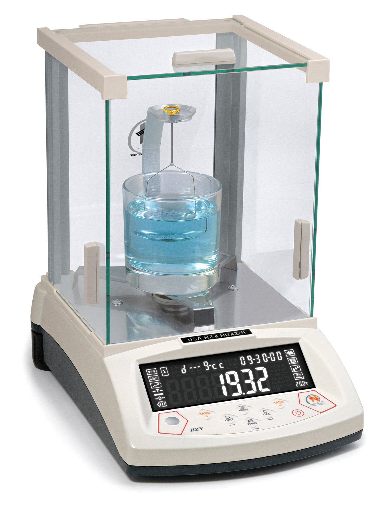 0成交3台美国华志lcd 电子天平珠宝秤实验室0.1g/0.01g/0.
