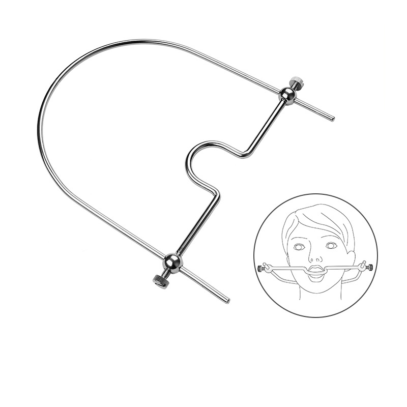 sm情趣用品金属口夹女用成人口交夫妻性用品激情性锁扣口塞代发