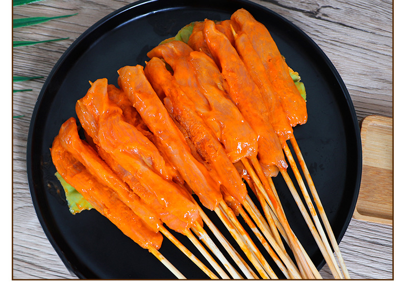 串小将鸡肉串调理鸡肉小串户外烧烤食材油炸铁板半成品烤串50串