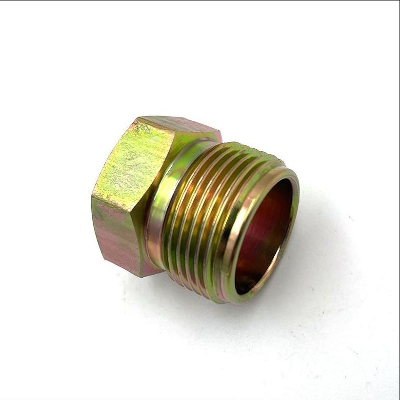 厂家定做非标外螺纹管接头油路连接件全金属管套可定制