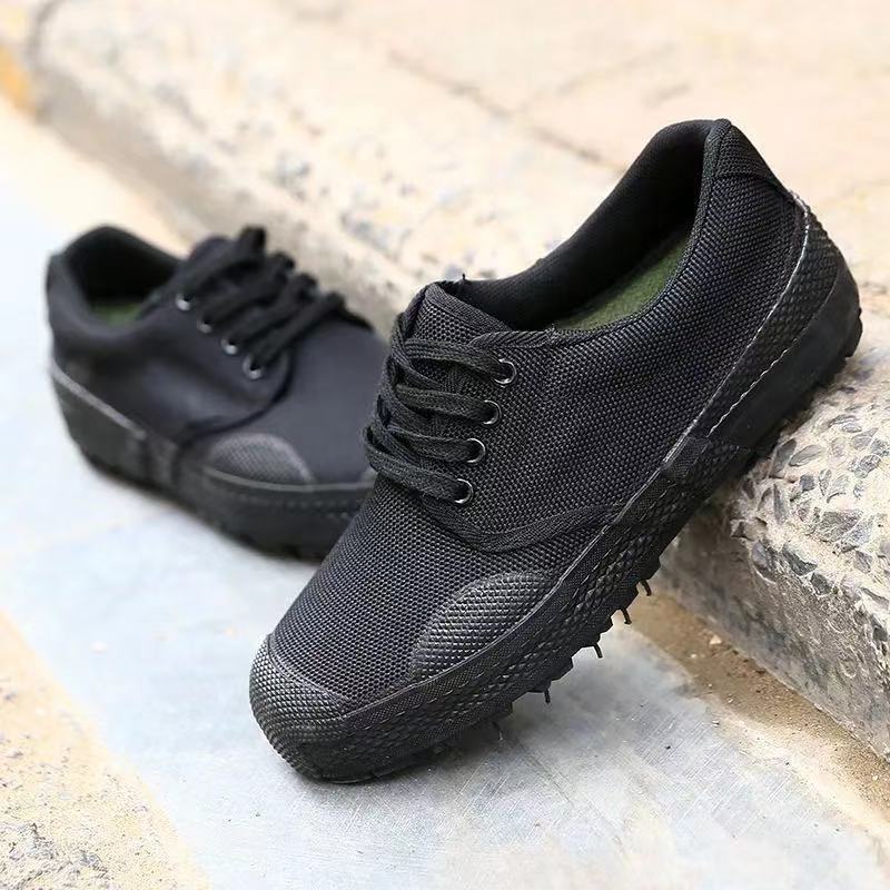 High Quality [New 3511] Liberation Shoes Canvas Shoes Labor Protection Shoes Non-Slip Wear-Resistant Durable Construction Site Training Shoes