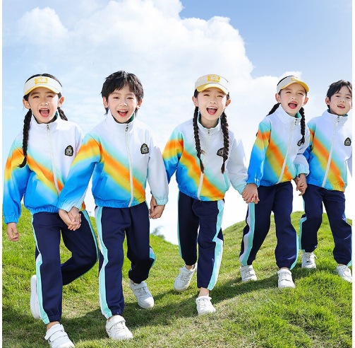 小学生夏季班服英伦衬衫套装幼儿园园服儿童校服毕业照合唱演出服
