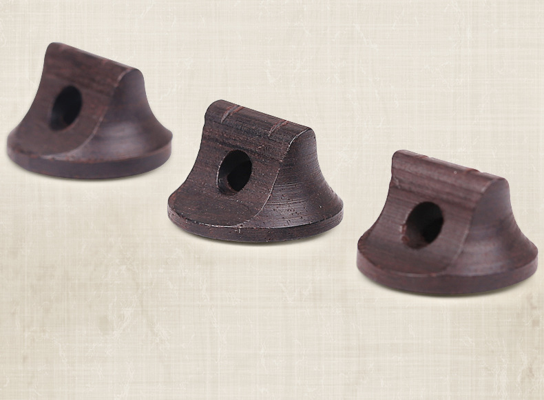 专业黑檀二胡码二胡琴码黑檀二胡码子三通二胡码音色亮二胡配件