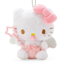 定制粉色可爱Hello Kitty凯蒂猫毛绒玩具公仔挂件 钥匙扣包包饰品