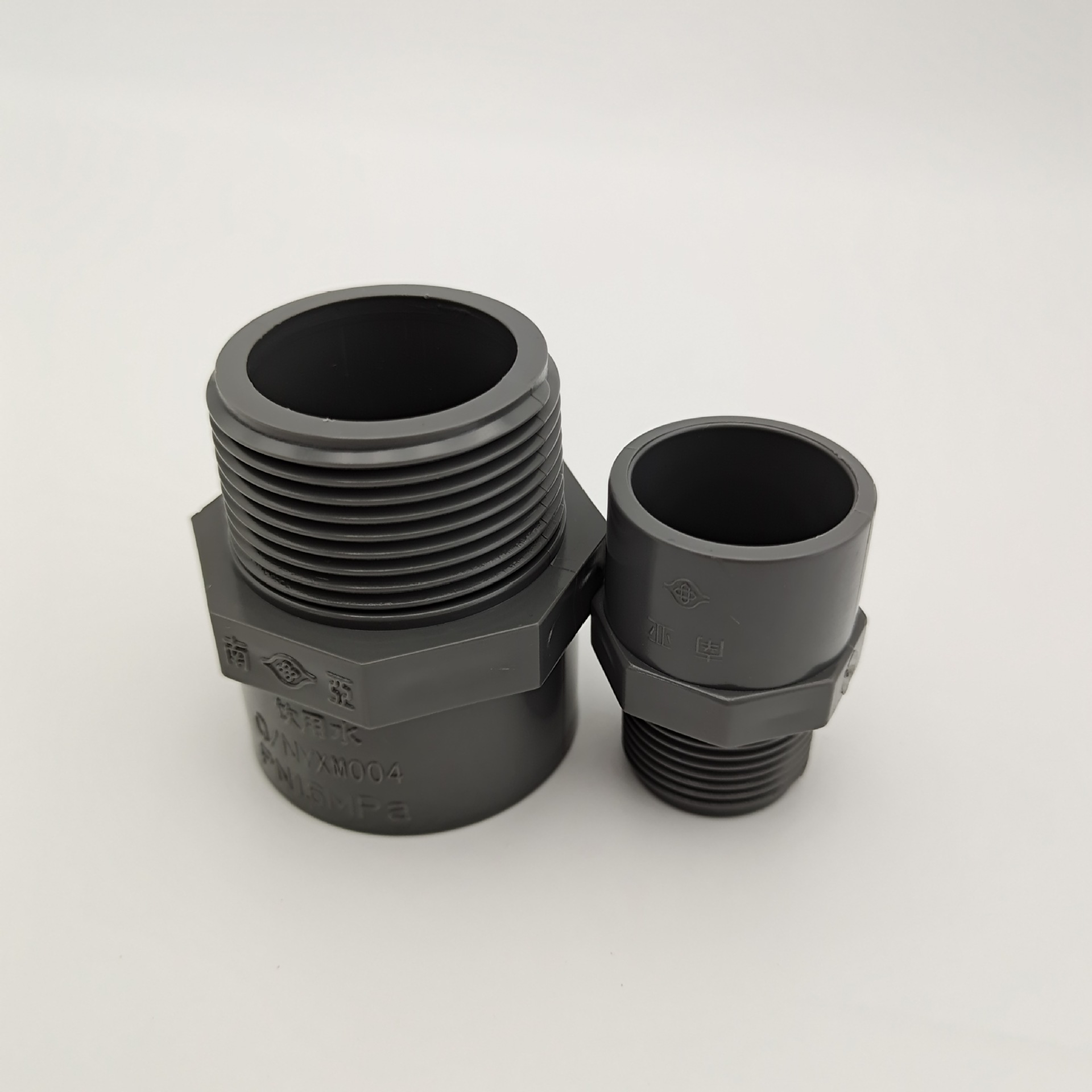 【南亚】upvc外丝直通活接 给水管件 pvc?u外螺纹外丝直接头现货