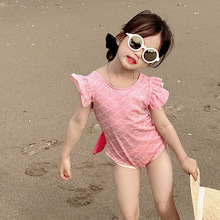 2%广西涵翼羽科技有限公司2年女童美人鱼尾巴儿童泳衣3件套分体比基尼