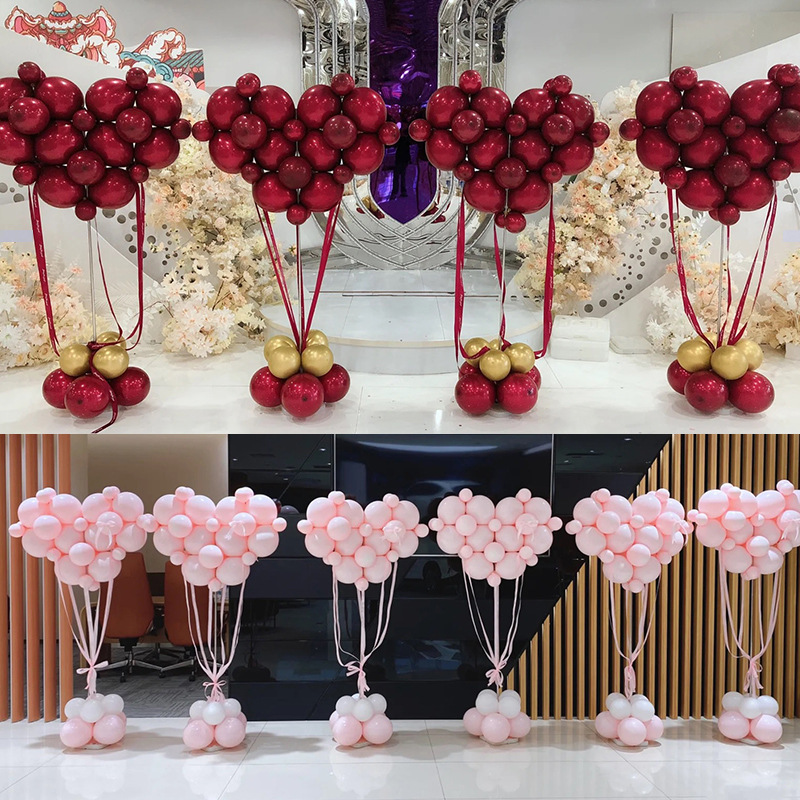 520七夕情人节爱心气球立柱装饰品商场4s店珠宝店活动氛围场景布