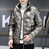 winter cotton-padded jacket new pattern Bright surface cotton-padded clothes leisure time Cotton Down Jackets cotton-padded jacket Bread wear Stand collar Youth coat