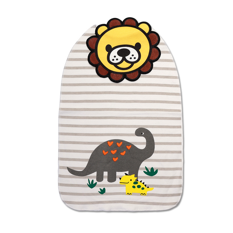 INS Korean Style Mat Towel Pure Cotton Sweat Towel Children's Cotton Kindergarten Sweat Towel Class a Mat Sweat Towel Wholesale