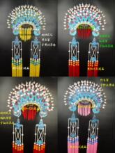 戏曲花旦头饰舞蹈戏曲京剧凤冠霞帔戏帽盔影视头凤冠手工越剧蝴蝶