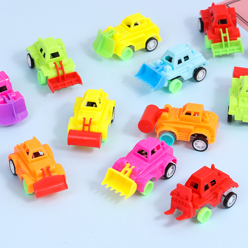 New Color Mini Warrior Small Engineering Vehicle Excavator Bulldozer Baby Car Factory Wholesale