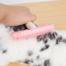 亚马逊硅胶软齿除毛刷按摩梳去浮毛清理宠物毛发护理梳子清洁用品