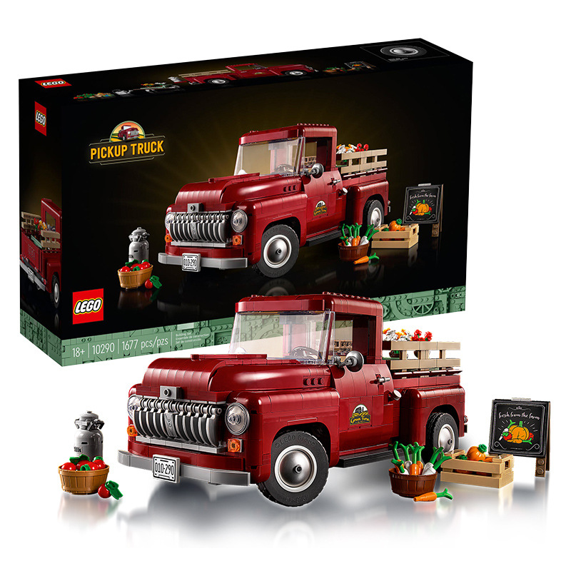 lego乐高10290 复古皮卡创意百变系列男孩女孩拼装小汽车积木玩具
