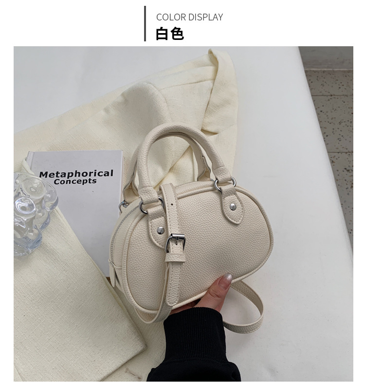 Simple Niche Design Bag Female 2023 New Spring Versatile Handheld Bucket Bag Advanced Texture Messenger Bag