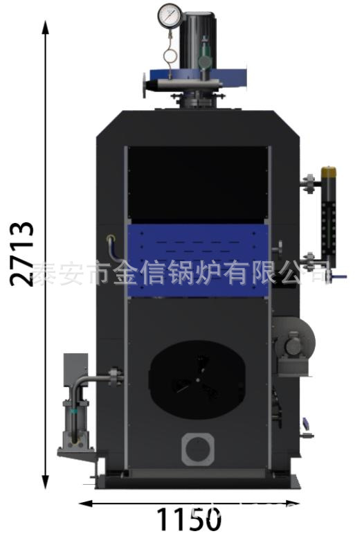 蒸发量750公斤生物质蒸汽发生器 卧式双燃料蒸汽发生器