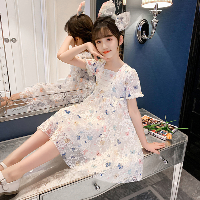 3儿童装4女童夏装连衣裙5夏天时髦6公主裙子7小学生女孩洋气8岁潮