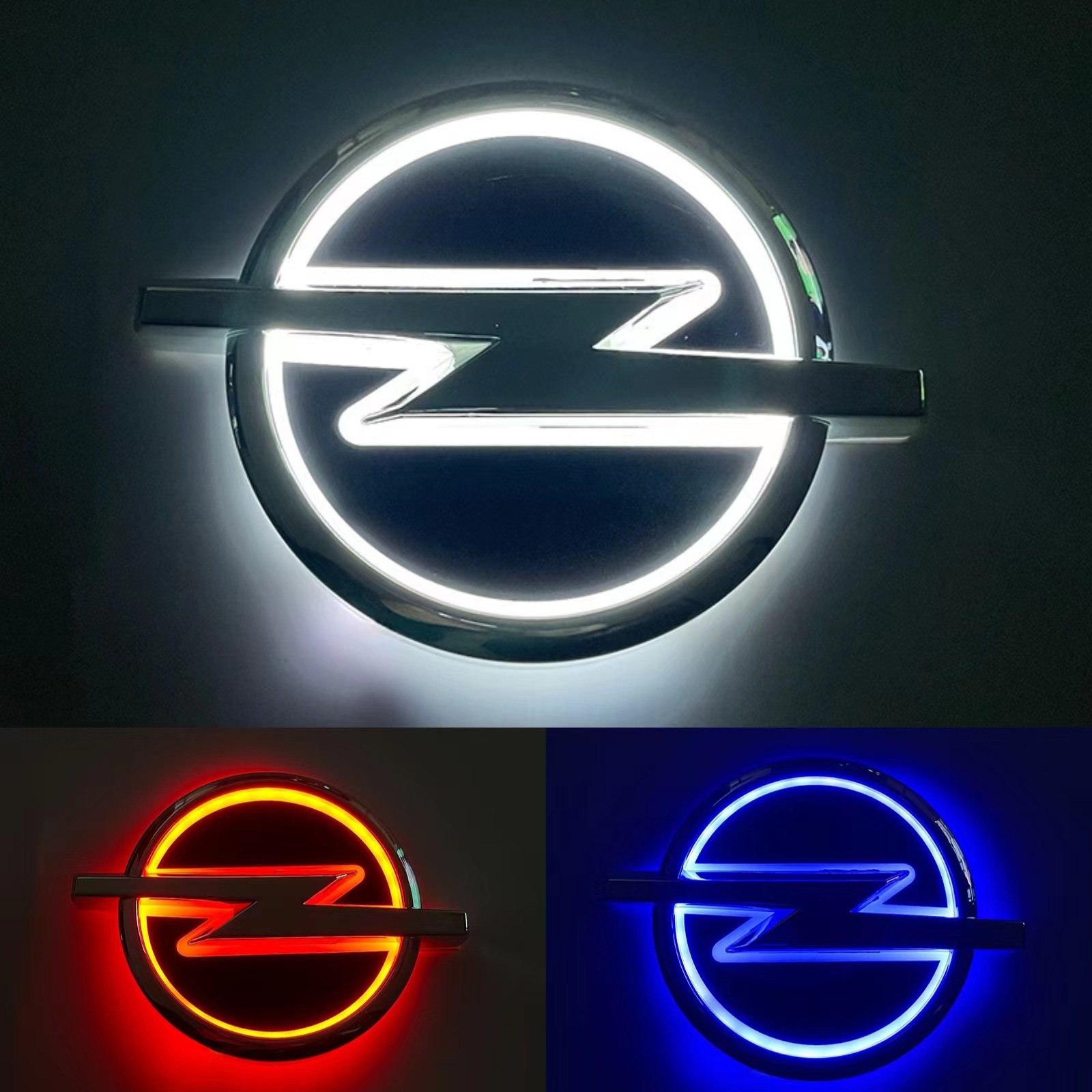 适用于欧宝 opel 安德拉 车标5d发光led后尾车标灯-阿里巴巴