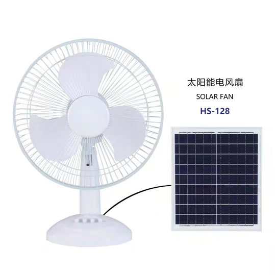 High-Power Zero Electricity Bill Solar Portable Rechargeable Fan Household Outdoor Indoor Dual-Use Floor Fan Emergency