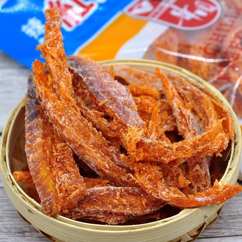 香港华园辣味红烧鱼柳30g 即食风味鱼零食特产小吃鱼干制品包邮