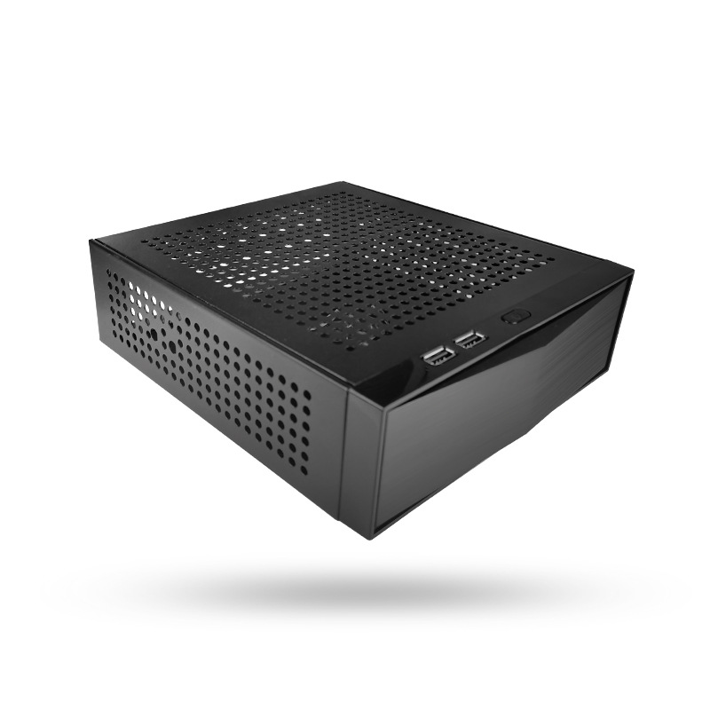 mini itx迷你微型小机箱 监控机箱 可上全高挡片 st60系列