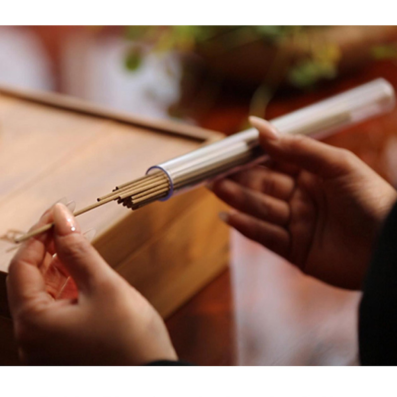 非遗手工制作沉香27支管装线香家用天然檀香礼佛用香源头厂家批发