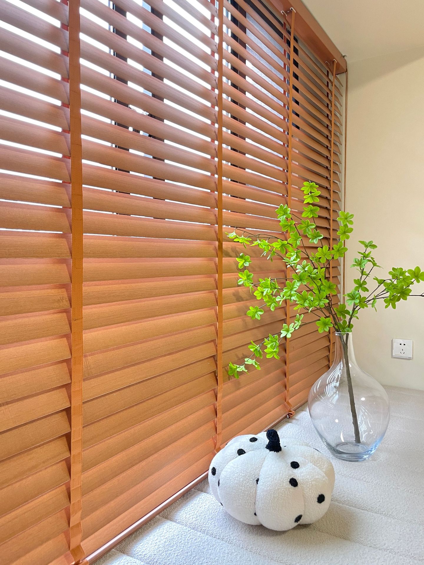 实木百叶窗帘中式客厅卧室遮阳批发书房简约透气电动百叶窗木百叶