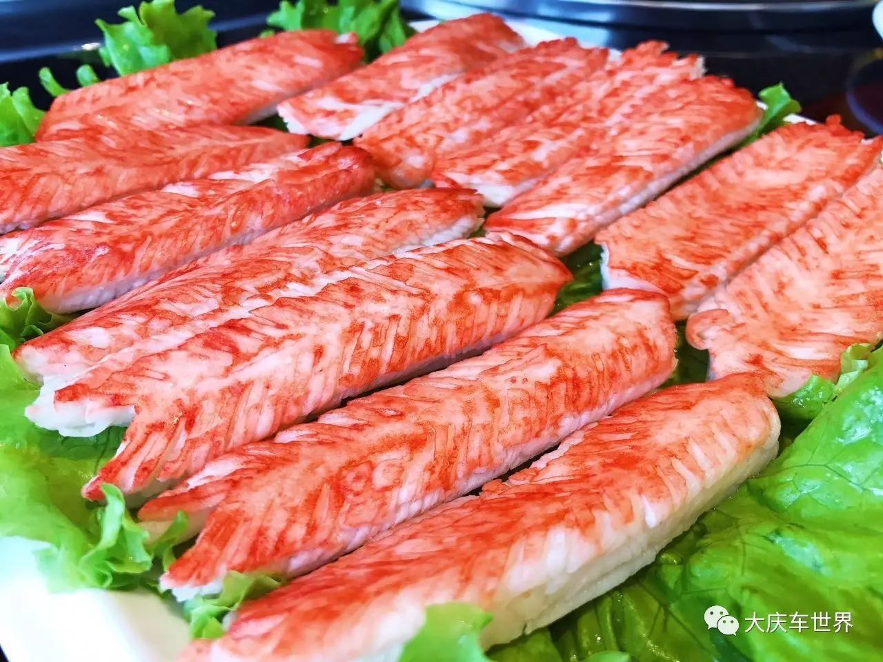 盛华v形蟹肉火锅食材蟹足棒模拟v型蟹肉蟹棒即食1kg*10包商用包邮