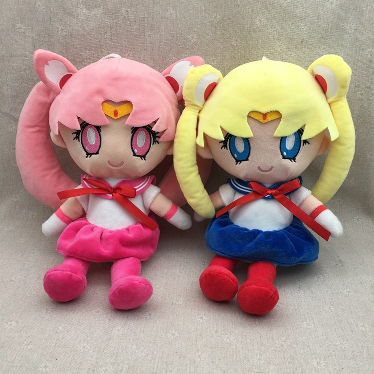 跨境毛绒娃娃批发日漫美少女战士毛公仔二次元精品玩偶月野兔玩具