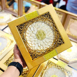 珍御品西洋参斜片礼盒 西洋参切片花旗参含片 250克软枝参片礼盒