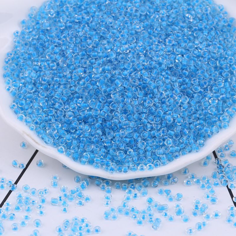 3mm染芯米珠diy手工材料编织手链项链散珠配件发簪流苏珠子450克