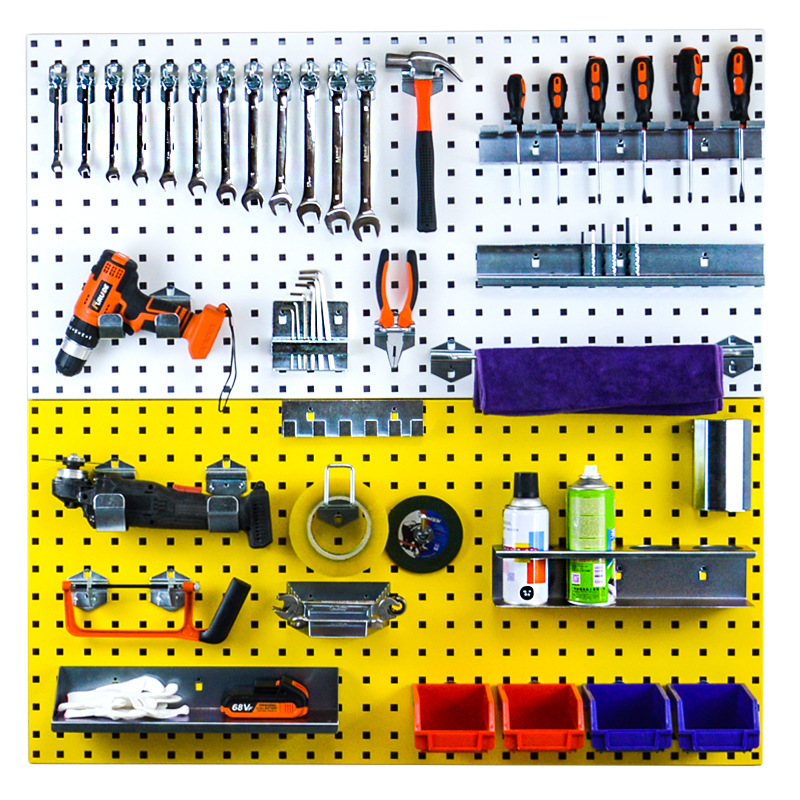 厂家现货批发清仓汽车美容五金工具万能挂板墙洞洞板架收纳整理