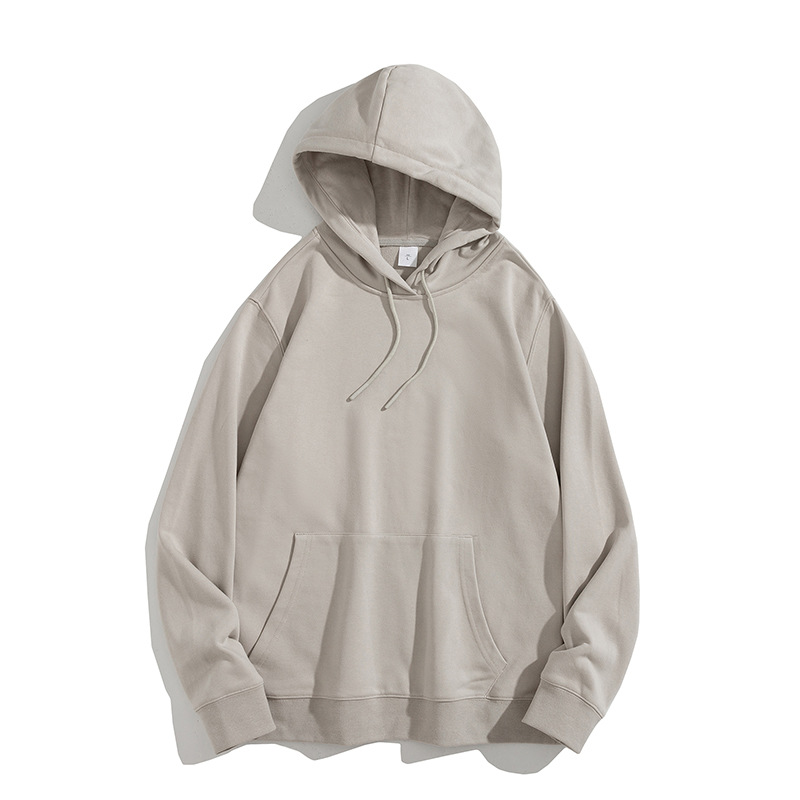 重磅连帽卫衣纯棉大毛圈宽松马卡龙糖果色ins潮diy班团服刺绣logo