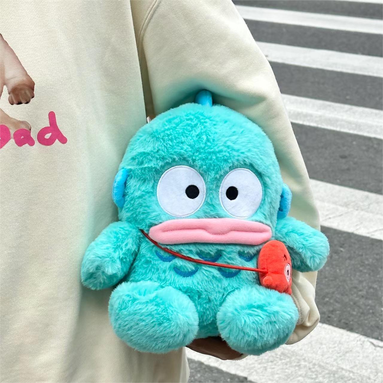 正版三丽鸥卡通丑鱼汉顿半人鱼公仔玩偶儿童生日礼物可爱毛绒玩具