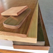 实木板实木板桌面板电脑桌子吧台板餐桌飘窗桌板整张松木原木批发