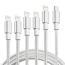 尼龙线手机数据线重金属铝合金编布编织线TYPE-C适用苹果厂家直销