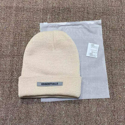 fear of god essentials复线潮牌高街男女fog冷帽针织毛线帽子ins