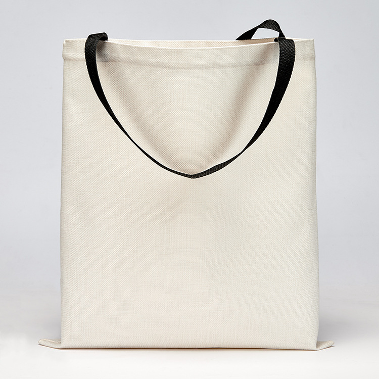 [Thermal Transfer White Blank Material] 300G Thickened Cotton and Linen Shopping Bag Shoulder Bag Single Layer Blank Bag