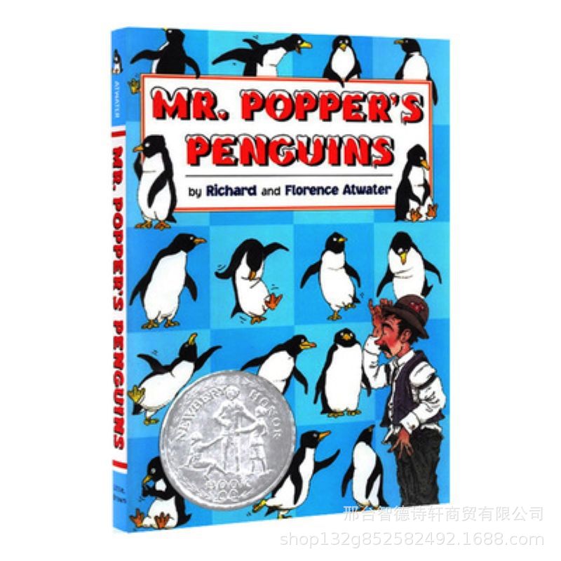 英文原版 mr poppers penguins 波普先生的企鹅 儿童漫画-阿里巴巴