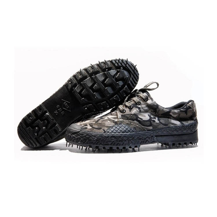 正品3517解放鞋男夏季迷彩鞋女劳保登山球鞋跑步鞋工地黄胶鞋