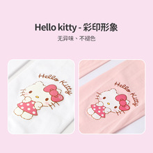 迪士尼Hello Kitty舞蹈袜舞蹈袜舞台袜户外运动卡通儿童舞蹈袜子