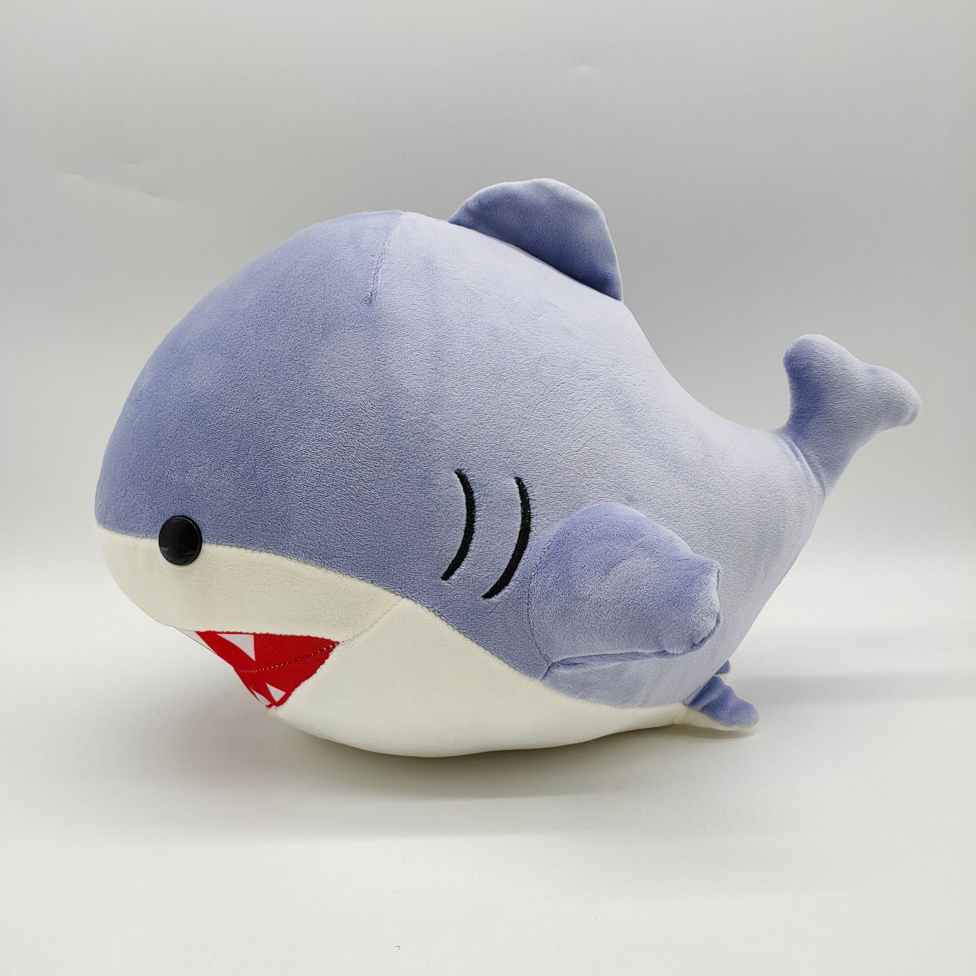 跨境新品 ff14最终幻想14周边鲨鱼指挥官毛绒玩具公仔 来图来样