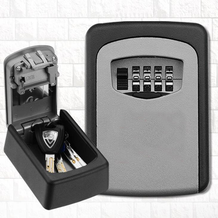 yh9228 厂家直销高档壁挂式户外金属密码钥匙盒
