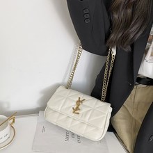 蓓蓓尚品2024新款时尚轻奢软糯链条云朵包绣线单肩斜跨潮女包bags