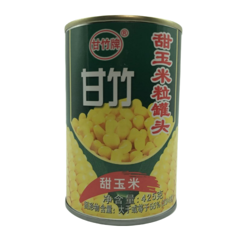 甘竹牌甜玉米粒罐头425g*24罐 即食榨汁粟米粒披萨沙拉玉米烙原料