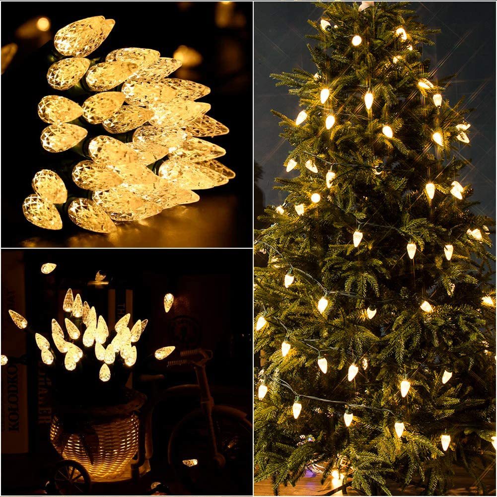 美国ul认证5米25灯c9草莓led灯串 圣诞节日灯串ip44彩灯厂家直销