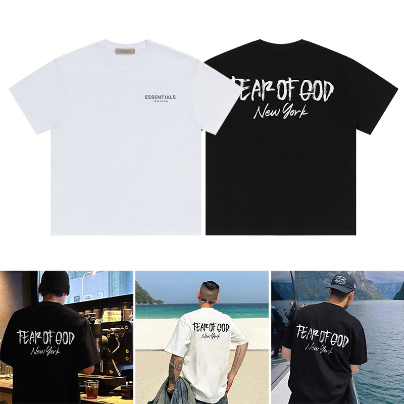 fog复线essentials纽约限定美式潮牌高街宽松短袖男女同款夏季t恤