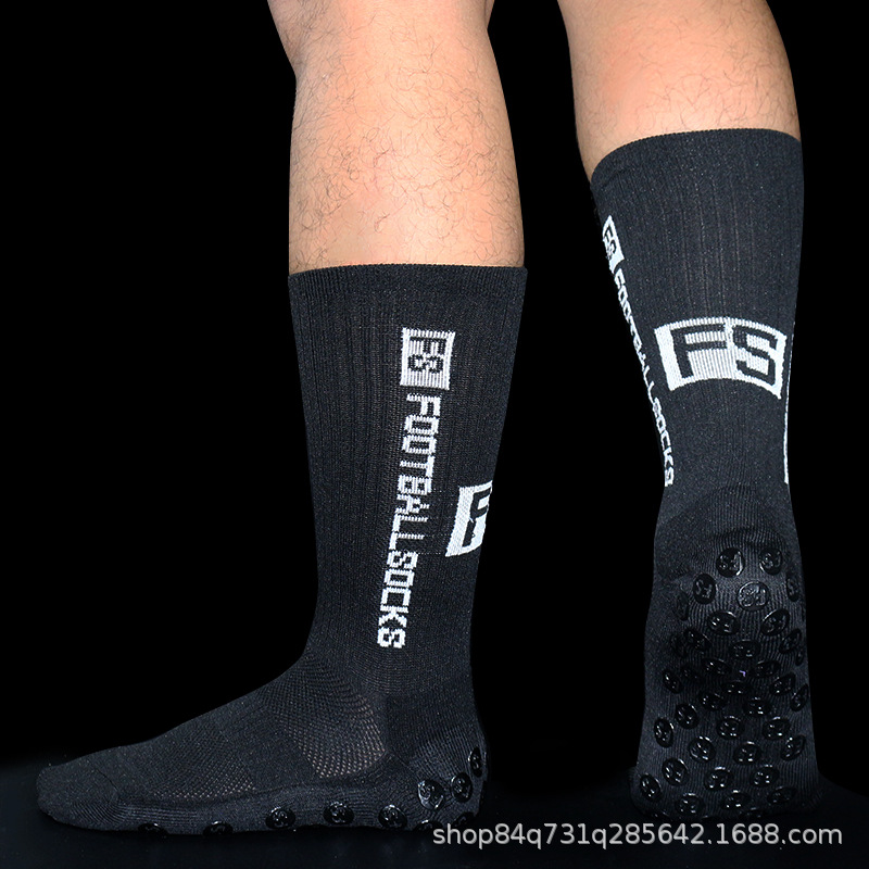 Football Socks Copyright FS round Silica Gel Sucker Non-Slip Soccer Socks Professional Competition Training Socks
